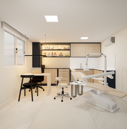 Espaço de atendimento da Diamant com tecnologia de ponta.